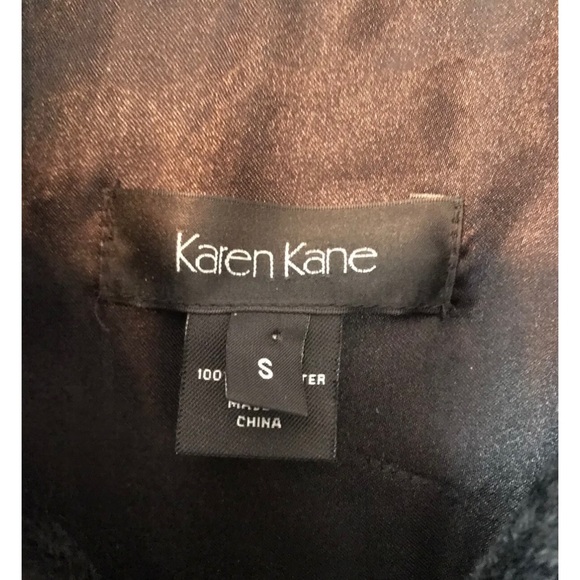 Karen Kane Velvet Jacket Size small with button down the front and 2 poc… - Picture 3 of 5